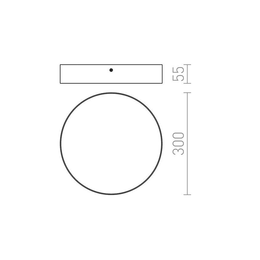 RED - Design Rendl - R12845 - LED-kattovalo LARISA LED/30W/230V kulta