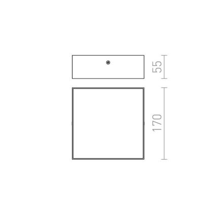 RED - Design Rendl - R12848 - LED-kattovalo LARISA LED/15W/230V valkoinen