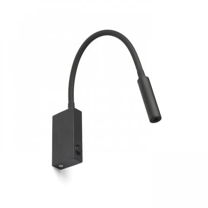 RED - Design Rendl - R12945 - LED-seinälamppu EKE LED/3W/230V musta