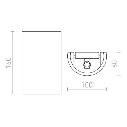 RED - Design Rendl - R12999 - Seinävalo CHIC 1xG9/33W/230V