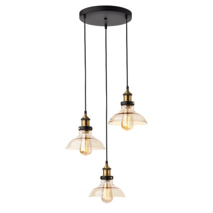 Redo 01-1004 - Kattokruunu narulla SAVILLE 3xE27/42W/230V