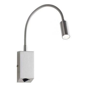 Redo 01-1195 - LED Joustava pieni lamppu HELLO LED/3W/230V mattakromi