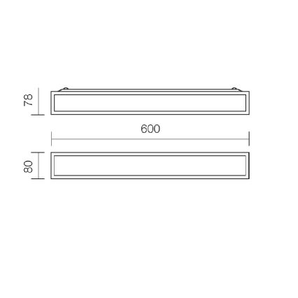 Redo 01-1233 - Kylpyhuoneen seinävalaisin EGO 3xE14/28W/230V IP44
