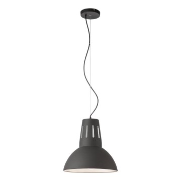 Redo 01-1281 - PEEP-riippuvalaisin vaijerilla 1xE27/42W/230V, halkaisija 34,5 cm, musta