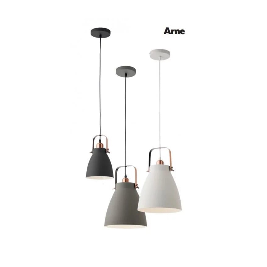 Redo 01-1311 - Kattokruunu johdossa ARNE 1xE27/42W/230V valkoinen