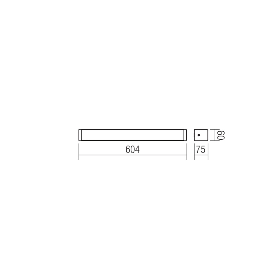 Redo 01-1424 - LED-seinävalaisin kylpyhuoneeseen LEDO 1xLED/16W/230V IP44