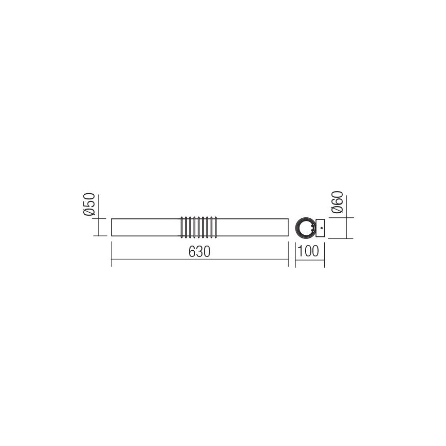 Redo 01-1431 - LED-seinävalaisin AVANCE LED/14W/230V 63 cm valkoinen