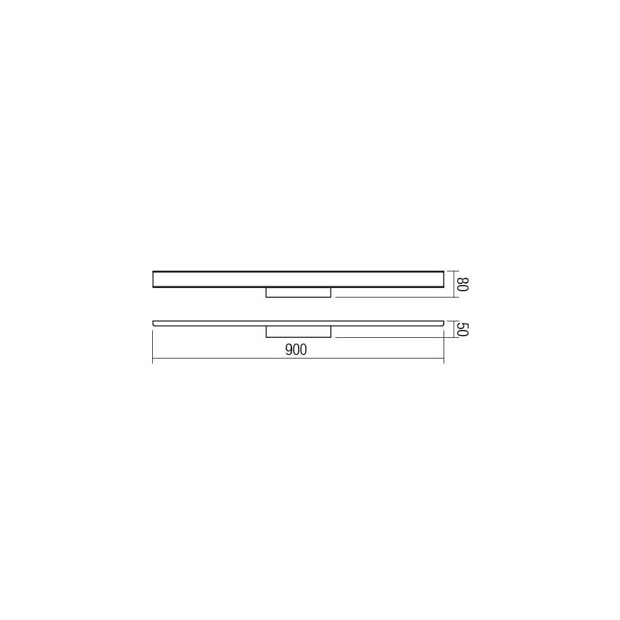 Redo 01-1527 - kylpyhuoneen LED-peilivalo DAO 1xLED/36W/230V IP44