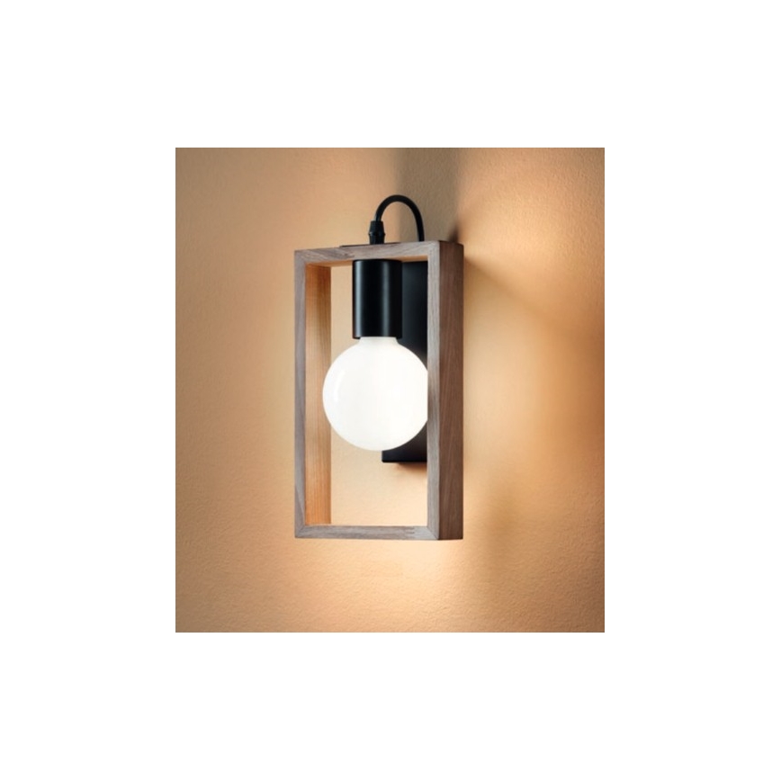 Redo 01-1663 - Seinävalaisin TIMBER 1xE27/42W/230V pyökki