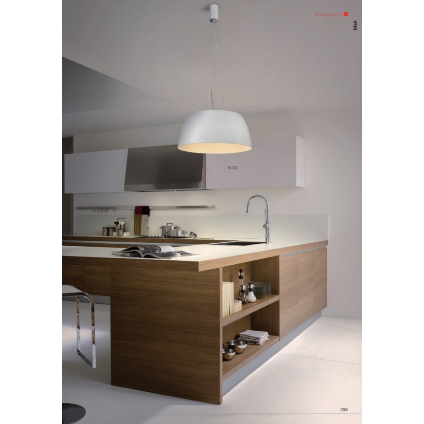 Redo 01-1732 - LED-kattokruunu johdossa BLAIR LED/55W/230V 3000K valkoinen