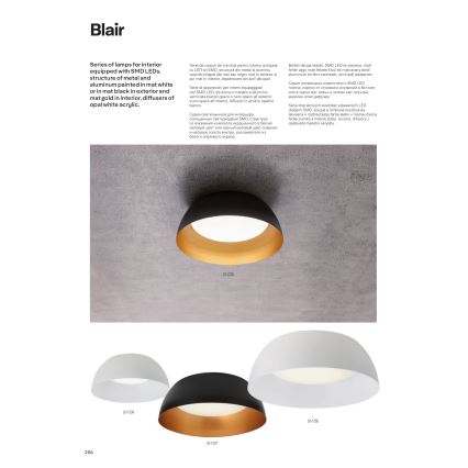 Redo 01-1732 - LED-kattokruunu johdossa BLAIR LED/55W/230V 3000K valkoinen
