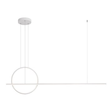 Redo 01-1734 - Himmennettävä LED-kattokruunu johdossa GIOTTO LED/46W/230V valkoinen