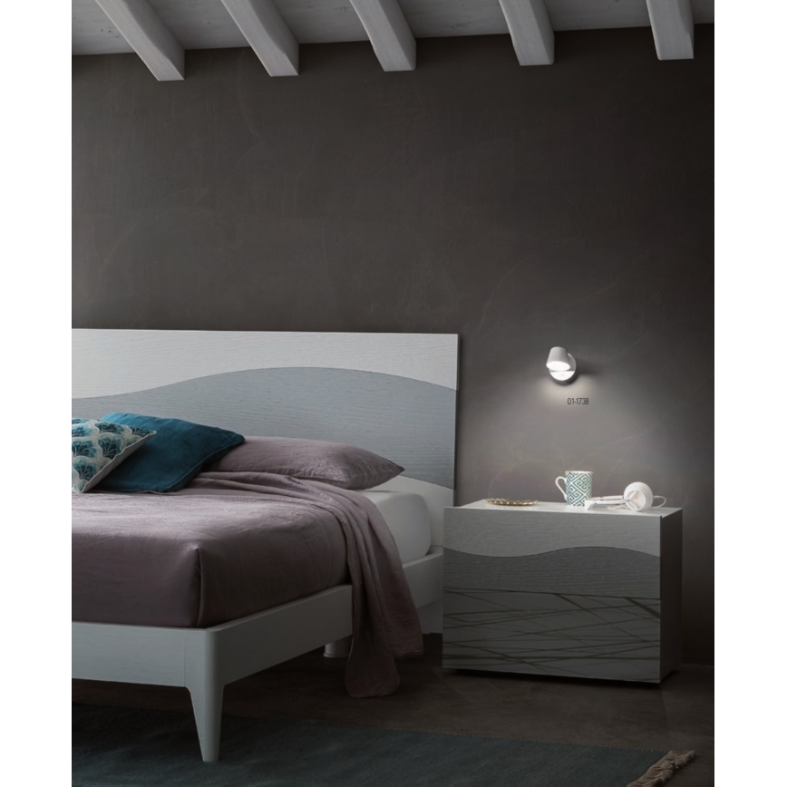 Redo 01-1739 - LED-seinävalaisin SHAKER LED/6W/230V