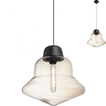 Redo 01-1770 - Kattokruunu johdossa AMNO 1x/E27/42W/230V halkaisija 33 cm beige