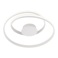 Redo 01-1791 - Himmennettävä LED-kattovalaisin TORSION, 30 W, 230 V, Ø 55 cm, valkoinen