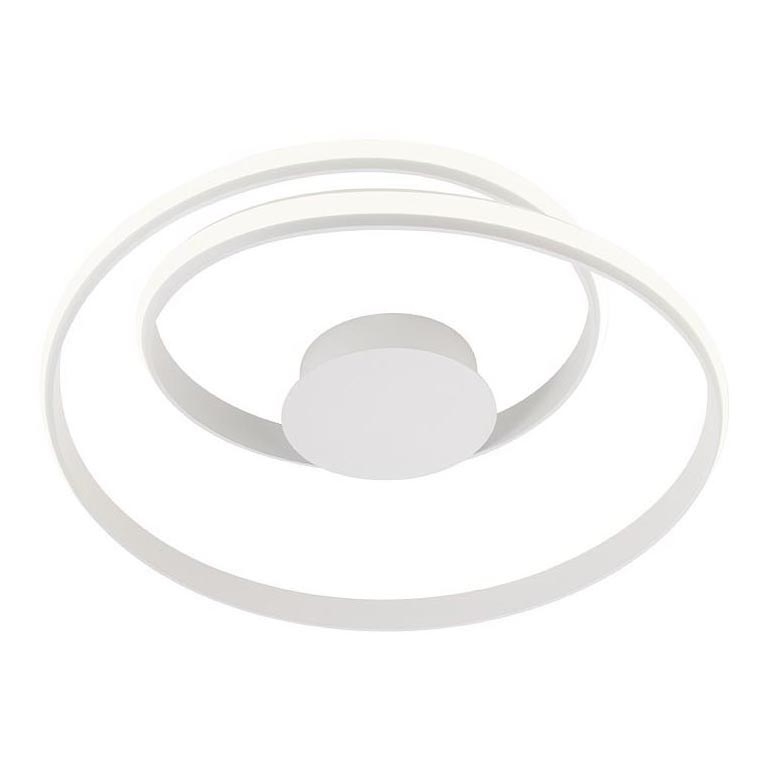 Redo 01-1791 - Himmennettävä LED-kattovalaisin TORSION, 30 W, 230 V, Ø 55 cm, valkoinen