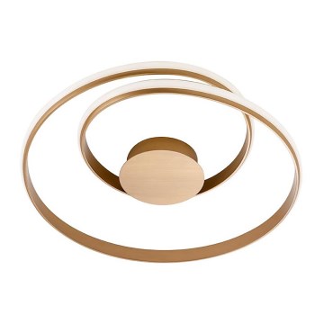 Redo 01-1792 - Himmennettävä LED-kattovalaisin TORSION LED/30W/230V, halkaisija 55 cm, pronssinvärinen