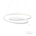 Redo 01-1795 - LED himmennettävä riippuvalaisin TORSION LED/40W/230V Ø 74 cm valkoinen