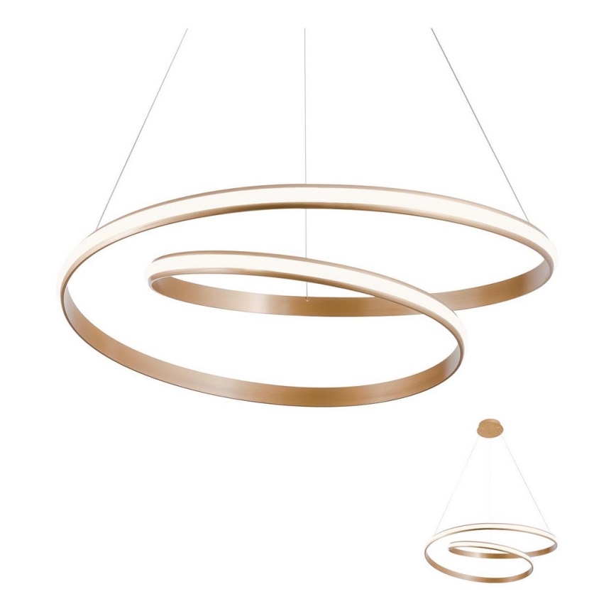 Redo 01-1796 - LED-kattokruunu narussa TORSION LED/40W/230V