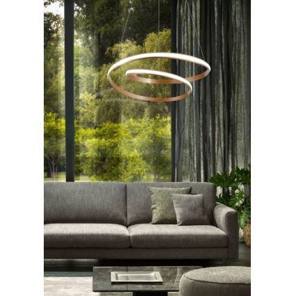 Redo 01-1796 - LED-kattokruunu narussa TORSION LED/40W/230V