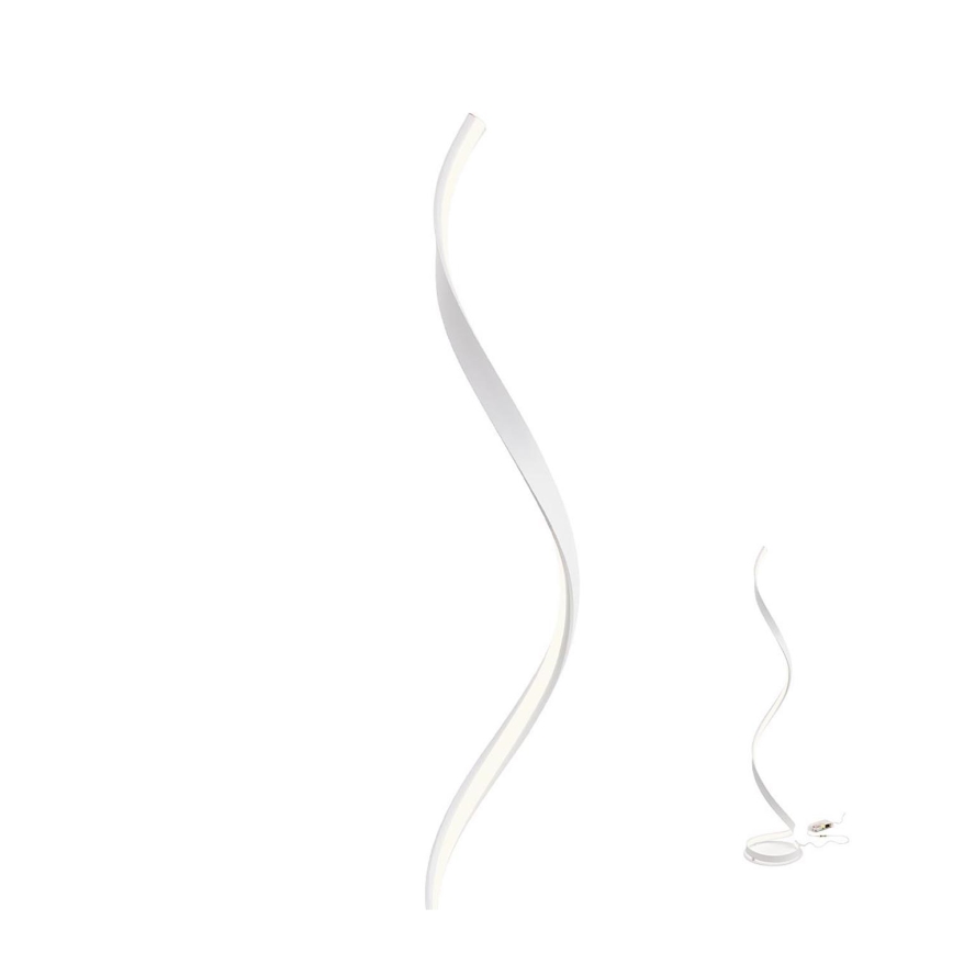 Redo 01-1797 - LED himennettävä lattiavalaisin TORSION LED/24W/230V valkoinen