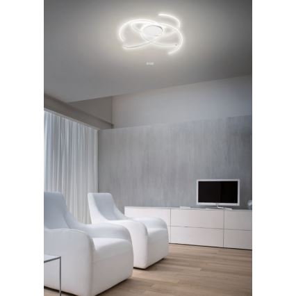 Redo 01-1801 - Himmennettävä LED-kattovalaisin ALIEN LED/60W/230V 3000K halkaisija 70 cm valkoinen