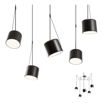 Redo 01-1828 - Kattokruunu johdossa DODO 5xE27/15W/230V hämähäkki