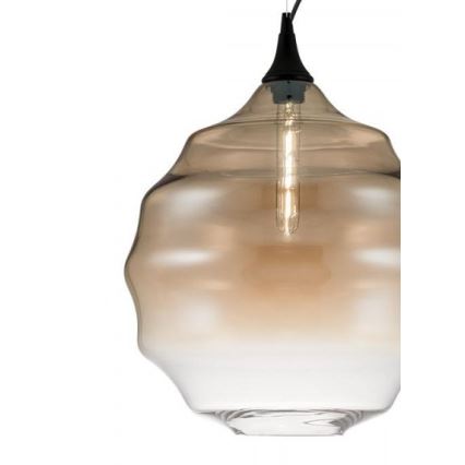 Redo 01-1844 - Kattokruunu johdossa SLAG 1xE27/42W/230V halkaisija 40 cm beige
