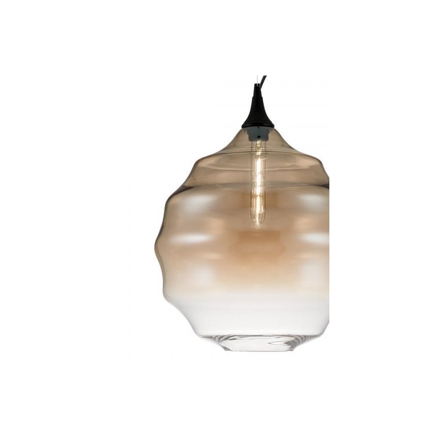 Redo 01-1844 - Kattokruunu johdossa SLAG 1xE27/42W/230V halkaisija 40 cm beige