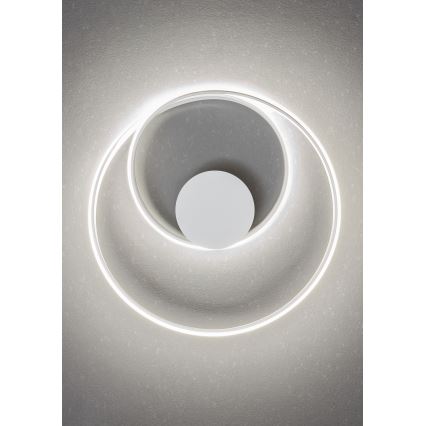 Redo 01-1886 - Himennettävä LED-kattovalaisin TORSION LED/29W/230V 4000K, Ø 55 cm, valkoinen