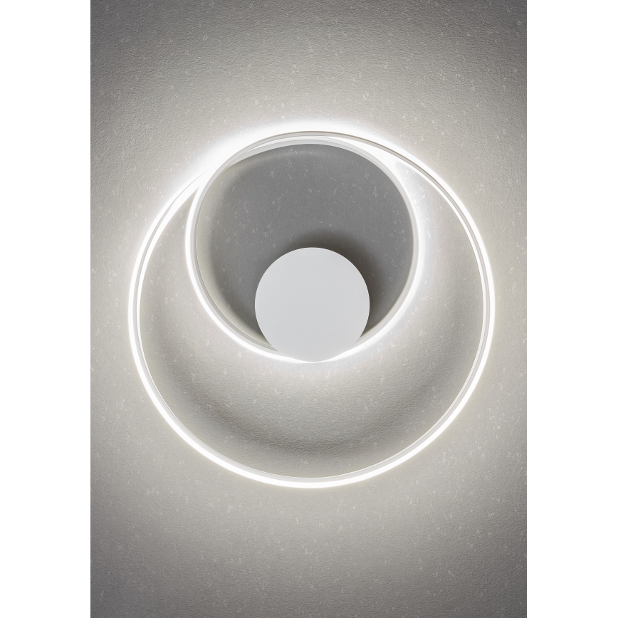 Redo 01-1886 - Himennettävä LED-kattovalaisin TORSION LED/29W/230V 4000K, Ø 55 cm, valkoinen