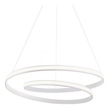 Redo 01-1890 - himmennettävä LED-riippuvalaisin ripustuskaapelilla TORSION LED/35W/230V 4000K halkaisija 75 cm valkoinen