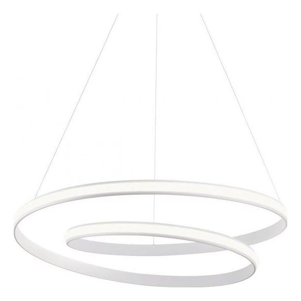 Redo 01-1890 - himmennettävä LED-riippuvalaisin ripustuskaapelilla TORSION LED/35W/230V 4000K halkaisija 75 cm valkoinen