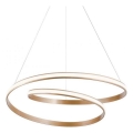 Redo 01-1891 - LED-himmennettävä riippuvalaisin vaijerilla TORSION LED/35W/230V 4000K Ø 75 cm pronssi