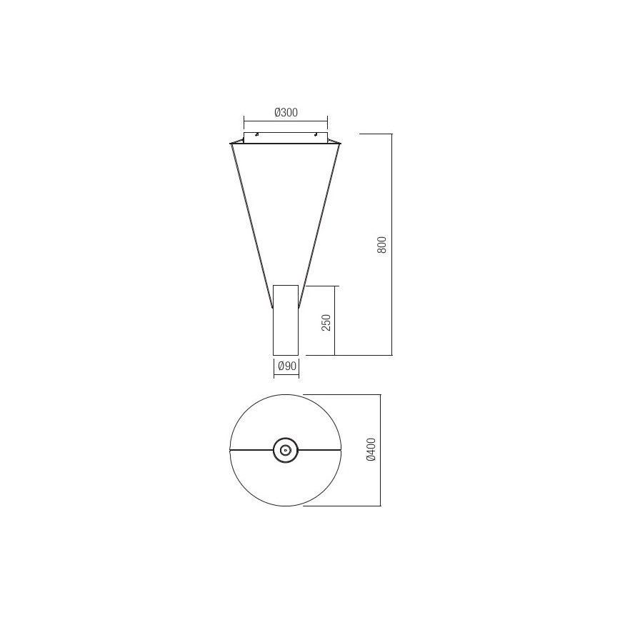 Redo 01-1970 - Himmennettävä LED-kattokruunu johdossa ESSENCE LED/24W/230V CRI 90 3000K valkoinen