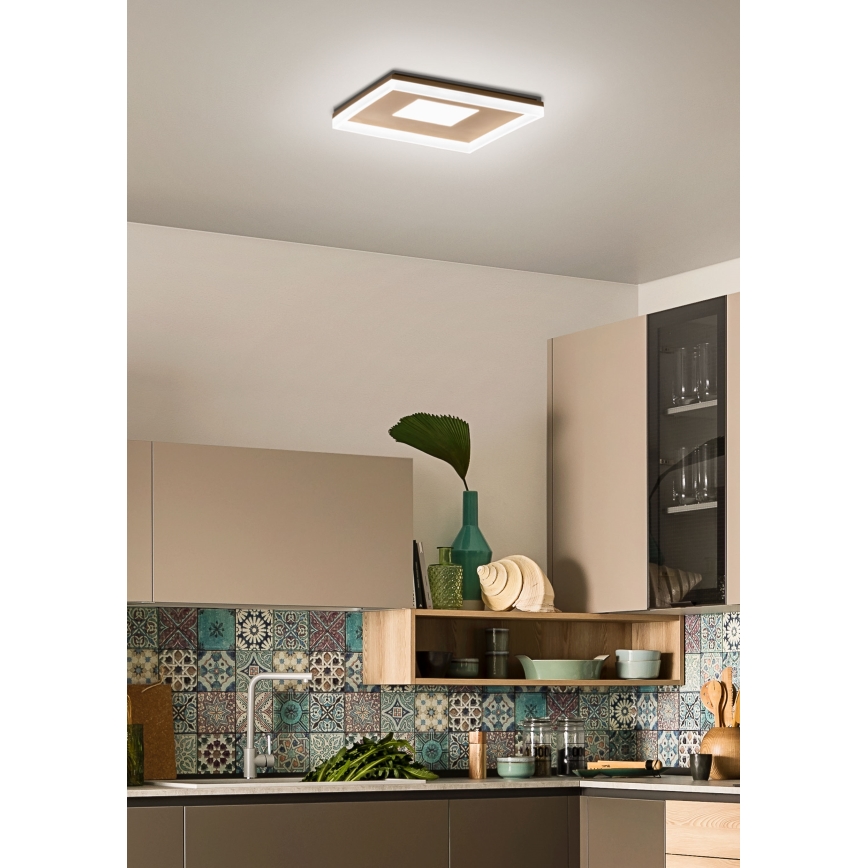 Redo 01-2000 - himmennettävä LED-kattovalaisin MAYA LED/55W/230V 51x51 cm kulta