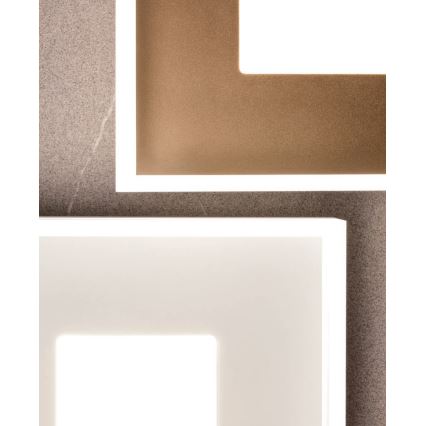 Redo 01-2000 - himmennettävä LED-kattovalaisin MAYA LED/55W/230V 51x51 cm kulta