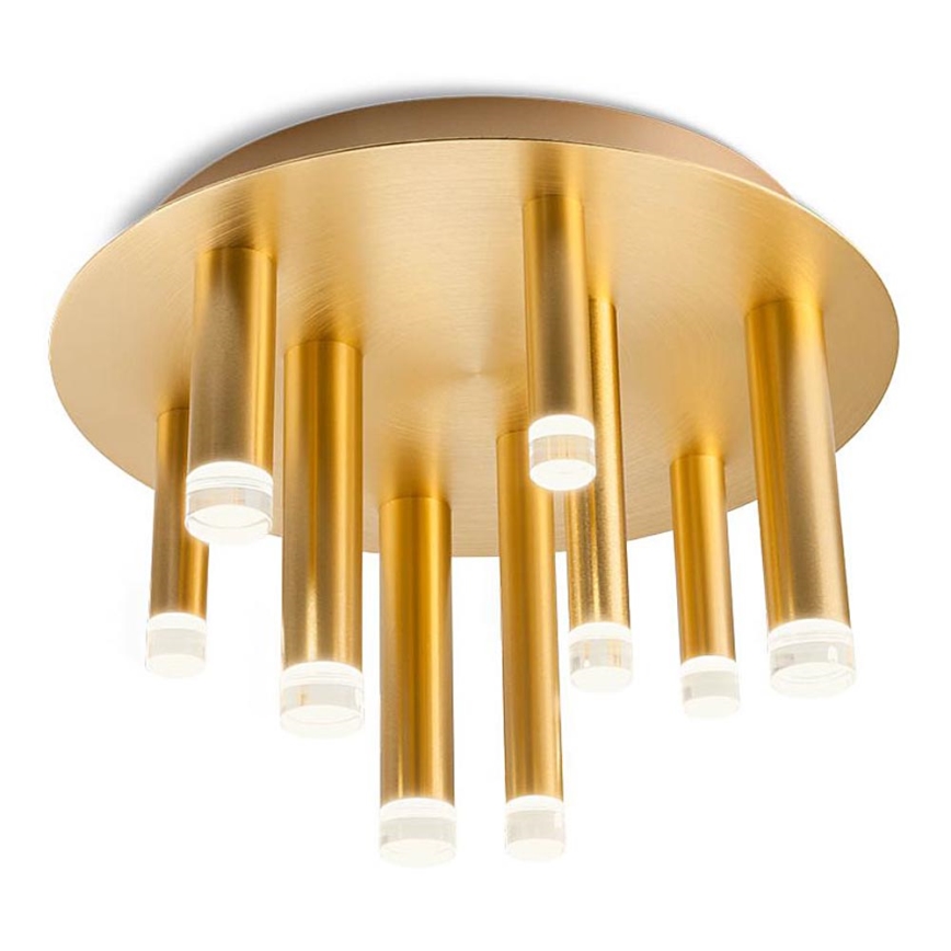 Redo 01-2039 - LED-kattovalaisin MADISON 9xLED/4W/230V kulta