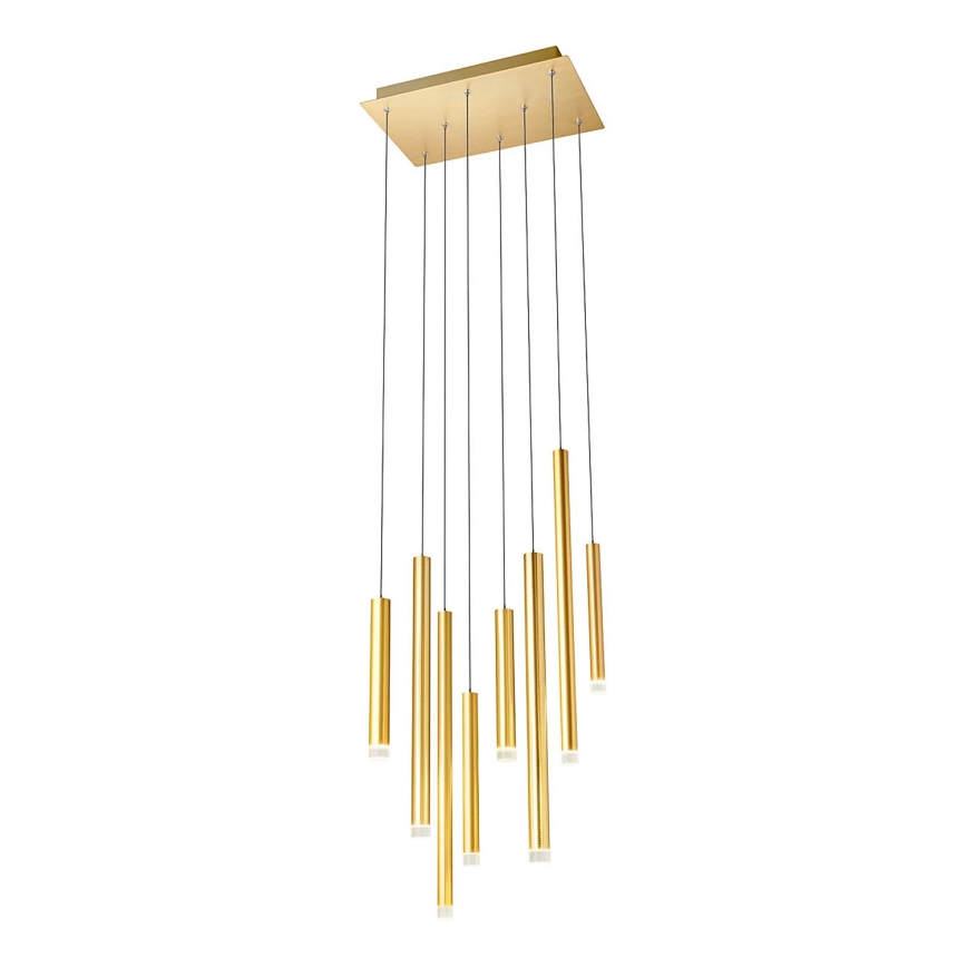 Redo 01-2046 - LED-kattokruunu johdossa MADISON 8xLED/4W/230V kulta