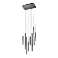 Redo 01-2048 - LED-kattokruunu johdossa MADISON 8xLED/4W/230V musta