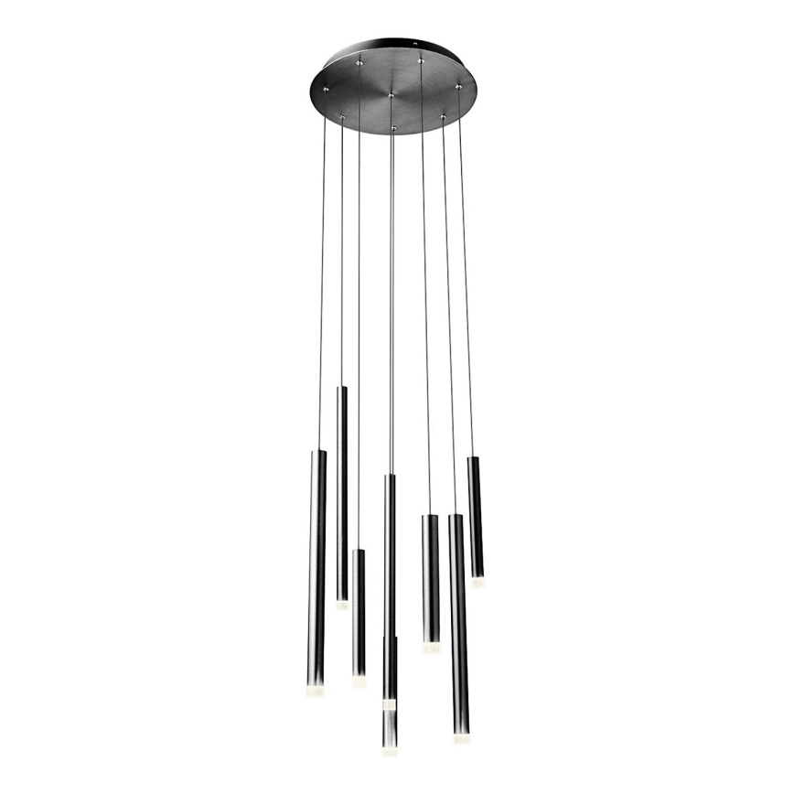 Redo 01-2052 - LED-kattokruunu johdossa MADISON 8xLED/4W/230V musta