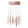 Redo 01-2055 - LED-kattokruunu johdossa MADISON 14xLED/4W/230V kupari