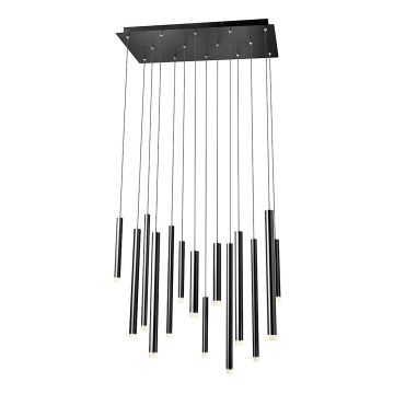 Redo 01-2056 - LED-kattokruunu johdossa MADISON 14xLED/4W/230V musta