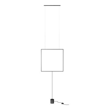 Redo 01-2134 - LED-lattiavalaisin SLICK LED/28W/230V musta