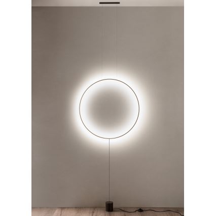 Redo 01-2197 - LED-lattiavalaisin SLICK LED/19W/230V musta