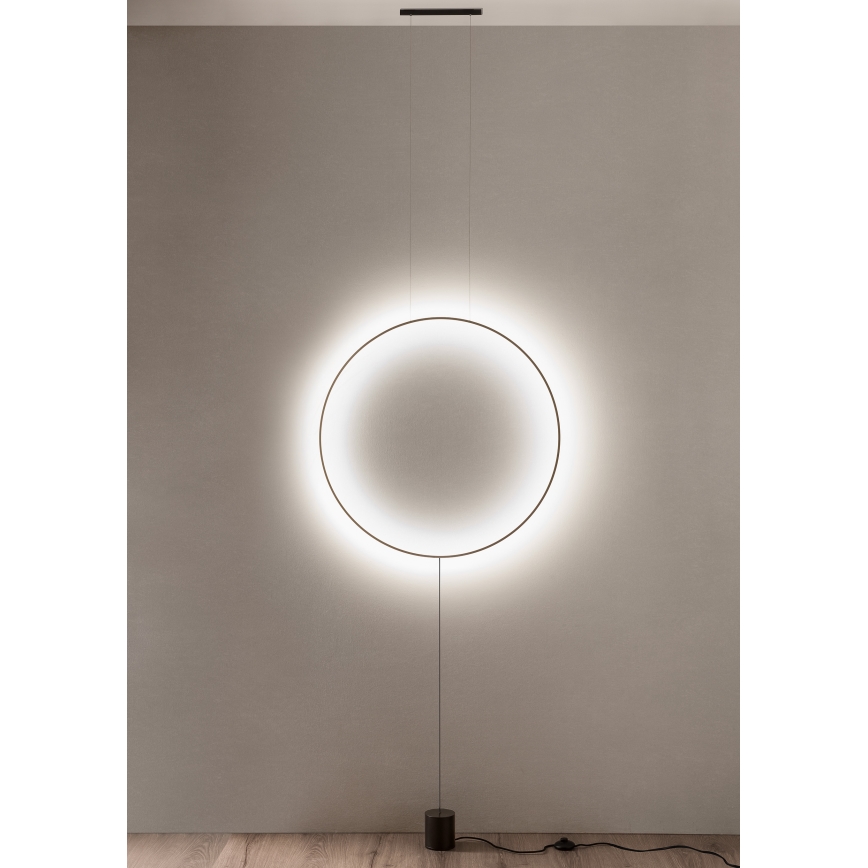 Redo 01-2197 - LED-lattiavalaisin SLICK LED/19W/230V musta