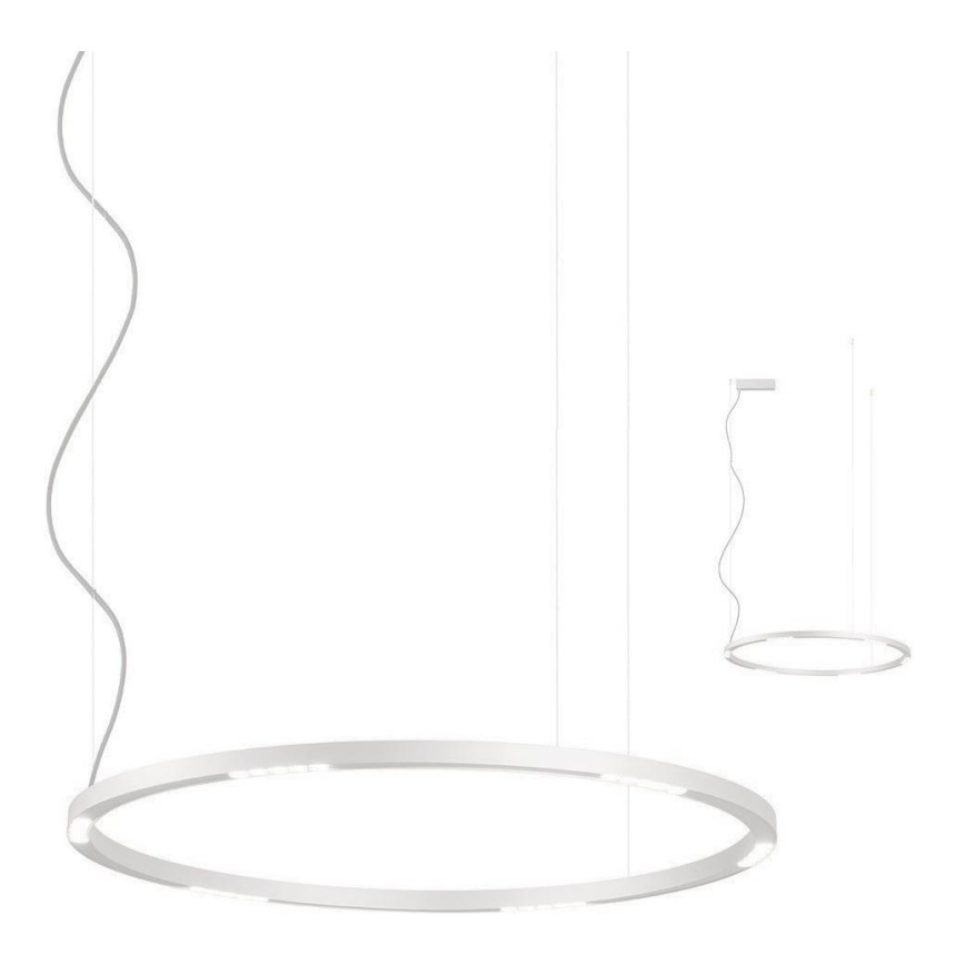 Redo 01-2205 - LED-kattokruunu johdossa UNION LED/50W/230V CRI 90 3000K halkaisija 90 cm valkoinen