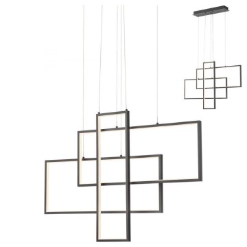 Redo 01-2315 - LED Himmennettävä riippuvalaisin  PLANA LED/60W/230V musta