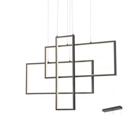 Redo 01-2315 - LED Himmennettävä riippuvalaisin  PLANA LED/60W/230V musta
