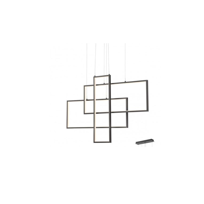 Redo 01-2315 - LED Himmennettävä riippuvalaisin  PLANA LED/60W/230V musta